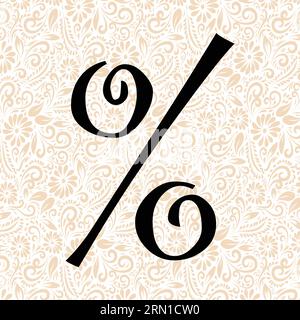 Curlz Alphabet SYMBOL PERCENT , Black alphabet vector, alphabet vector, alphabet silhouette vector, font vector , Latter Art, Alphabet Vector, Font Ve Stock Vector