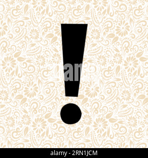 Funny Alphabet SYMBOL EXCLAMATION MARK , Black alphabet vector, alphabet vector, alphabet silhouette vector, font vector, Latter Art, Alphabet Vector, Stock Vector