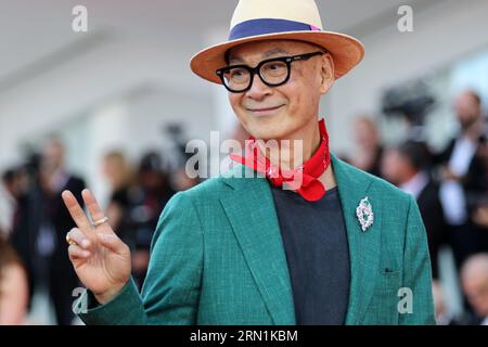 Italy, Lido di Venezia, August 30, 2023: Yonfan attends the opening red carpet at the 80th Venice International Film Festival on August 30, 2023 in Venice, Italy.    Photo © Ottavia Da Re/Sintesi/Alamy Live News Stock Photo