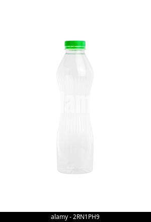 Empty Plastic Bottle isolated on white background Stock Photo