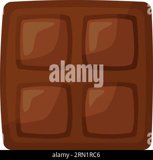 Chocolate cookie illustration Stock Vector