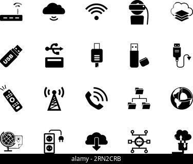 Folder Uploading into Cloud, Monochrome Vector Icon Stock Vector Image ...