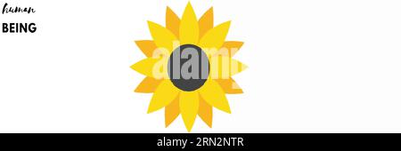 Flower (sun shape) used for different purposes, like festivals, celebrations and valentines day. Stock Vector