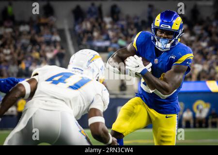 Los Angeles Chargers safety Raheem Layne (41) walks off the field