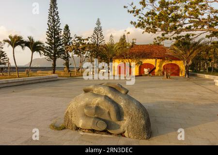 Vietnam, Archipelago of Con Dao, called Poulo-Condor islands during french colonisation, Con Son island, sea side promenade Stock Photo