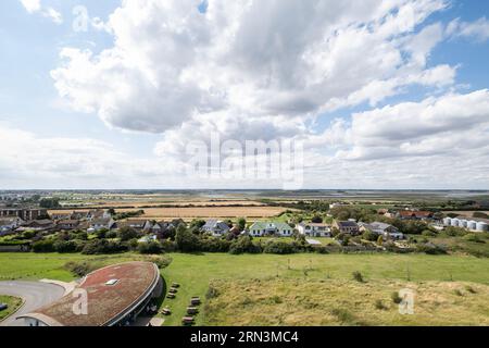 View from the top of Naze Tower, Walton-on-the-Naze, Essex Stock Photo