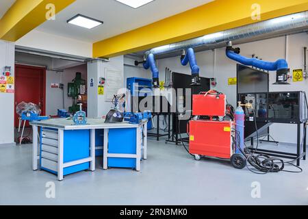 factory. workshop. lab. class. Stock Photo