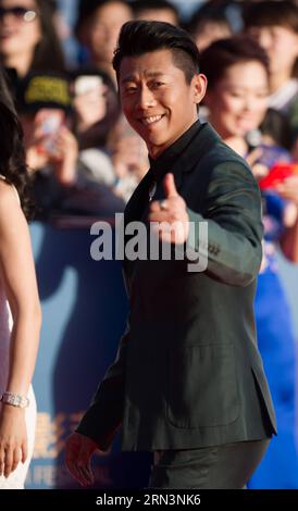 (150423) -- BEIJING, April 23, 2015 -- Actor Xia Yu attends the closing ceremony of the fifth Beijing International Film Festival (BJIFF) in Beijing, capital of China, April 23, 2015. The BJIFF closed here on Thursday. ) (mp) CHINA-BEIJING-FILM FESTIVAL-CLOSING (CN) LixRenzi PUBLICATIONxNOTxINxCHN   Beijing April 23 2015 Actor Xia Yu Attends The CLOSING Ceremony of The Fifth Beijing International Film Festival  in Beijing Capital of China April 23 2015 The  Closed Here ON Thursday MP China Beijing Film Festival CLOSING CN  PUBLICATIONxNOTxINxCHN Stock Photo
