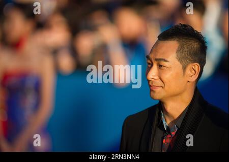 (150423) -- BEIJING, April 23, 2015 -- Actor Zhao Wenzhuo attends the closing ceremony of the fifth Beijing International Film Festival (BJIFF) in Beijing, capital of China, April 23, 2015. The BJIFF closed here on Thursday. ) (mp) CHINA-BEIJING-FILM FESTIVAL-CLOSING (CN) LixRenzi PUBLICATIONxNOTxINxCHN   Beijing April 23 2015 Actor Zhao  Attends The CLOSING Ceremony of The Fifth Beijing International Film Festival  in Beijing Capital of China April 23 2015 The  Closed Here ON Thursday MP China Beijing Film Festival CLOSING CN  PUBLICATIONxNOTxINxCHN Stock Photo