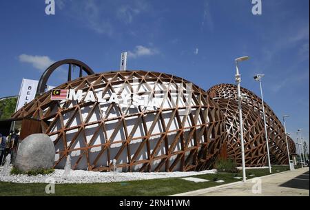 (150502) -- MILAN, May 2, 2015 -- Photo taken on May 2, 2015 shows the Malaysia Pavilion at Milan Expo 2015 in Milan, Italy. The Milan Expo will run until October 31 and is expected to attract over 20 million visitors. ) ITALY-MILAN-EXPO YexPingfan PUBLICATIONxNOTxINxCHN   Milan May 2 2015 Photo Taken ON May 2 2015 Shows The Malaysia Pavilion AT Milan EXPO 2015 in Milan Italy The Milan EXPO will Run Until October 31 and IS expected to attract Over 20 Million Visitors Italy Milan EXPO YexPingfan PUBLICATIONxNOTxINxCHN Stock Photo