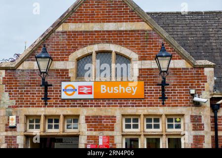 Bushey Railway Station, Hertfordshire, England, UK Stock Photo