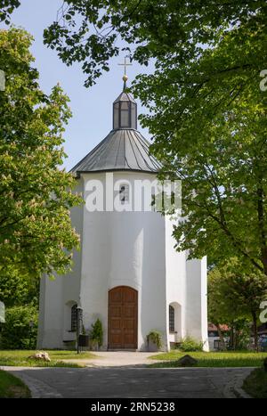 St. Stephen's Chapel, Bad Griesbach im Rottal, Lower Bavarian spa triangle, Rottal Inn district, Lower Bavaria, Germany Stock Photo