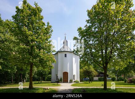 St. Stephen's Chapel, Bad Griesbach im Rottal, Lower Bavarian spa triangle, Rottal Inn district, Lower Bavaria, Germany Stock Photo