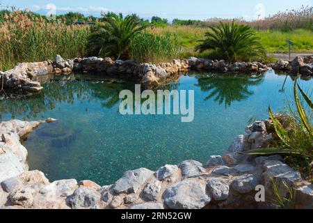 Kuniavitis Thermal Baths, Cosmetic Springs, Kouniaviti, Kamena Vourla, Phthiotis, Central Greece, Greece Stock Photo