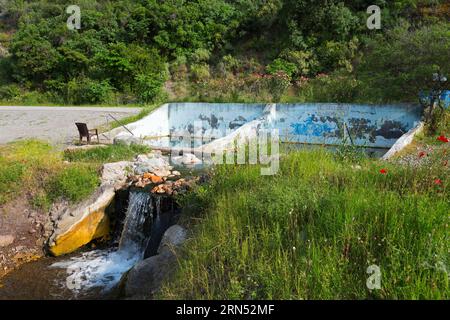 Kuniavitis Thermal Baths, Cosmetic Springs, Kouniaviti, Kamena Vourla, Phthiotis, Central Greece, Greece Stock Photo