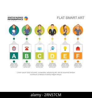 Employee workflow organization scheme vector illustration Stock Vector