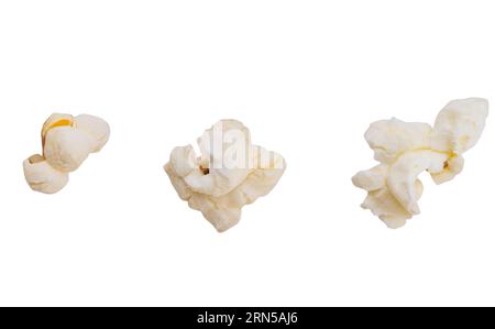 popcorn isolated on white background Stock Photo