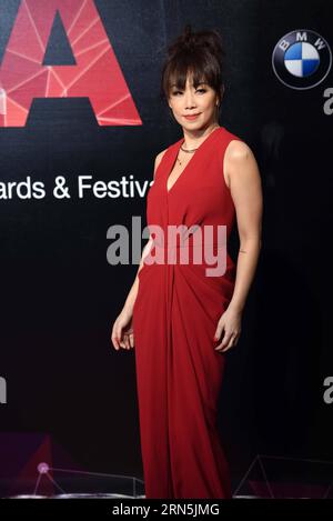 (150627) -- TAIPEI, June 27, 2015 -- Singer Sandy Lam poses on the red carpet as she arrives for the 26th Golden Melody Awards in Taipei, southeast China s Taiwan, June 27, 2015. ) (mp) CHINA-TAIPEI-GOLDEN MELODY AWARDS (CN) WuxChing-teng PUBLICATIONxNOTxINxCHN   150627 Taipei June 27 2015 Singer Sandy LAM Poses ON The Red Carpet As She arrives for The 26th Golden MELODY Awards in Taipei South East China S TAIWAN June 27 2015 MP China Taipei Golden MELODY Awards CN WuxChing Teng PUBLICATIONxNOTxINxCHN Stock Photo