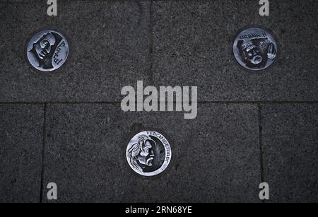 French physicist and mathematician Blaise Pascal on plaque, stumbling  stone, marker on the asphalt, Clermont-Ferrand, Departement Puy-de-Dome  Stock Photo - Alamy