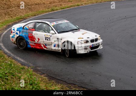 ADAC Eifel Rally Festival 2023, BMW M3, Vulkaneifel, Eifel, Rhineland-Palatinate, Germany Stock Photo