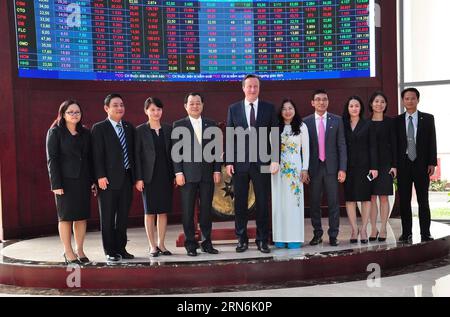 (150730) -- HO CHI MINH CITY, July 30, 2015 -- British Prime Minister David Cameron (5th, L) visits the Stock Exchange in Ho Chi Minh City, Vietnam, July 30, 2015. David Cameron is on a visit to Vietnam from July 29 to 30. ) VIETNAM-HO CHI MINH CITY-BRITAIN-PM-VISIT VNA PUBLICATIONxNOTxINxCHN   150730 Ho Chi Minh City July 30 2015 British Prime Ministers David Cameron 5th l visits The Stick Exchange in Ho Chi Minh City Vietnam July 30 2015 David Cameron IS ON a Visit to Vietnam from July 29 to 30 Vietnam Ho Chi Minh City Britain PM Visit VNA PUBLICATIONxNOTxINxCHN Stock Photo