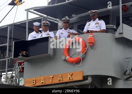 Philippine Navy ships in Manila port replenishment tanker BRP Lake