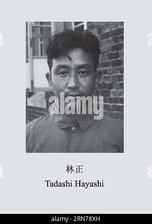 (150826) -- BEIJING, Aug. 26, 2015 () -- Photo released on Aug. 26, 2015 by the State Archives Administration of China on its website shows the image of Japanese war criminal Tadashi Hayashi. The sixteenth in a series of 31 handwritten confessions from Japanese war criminals published online, the confession features Tadashi Hayashi, who was born in 1920. He joined the Japanese War of Aggression against China in 1941, and was captured in August 1945. Hayashi wrote that during one anatomy lesson for medical trainees, a military doctor injected a prisoner to put him into a trance . The doctor the Stock Photo