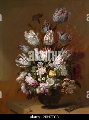 Floral Still Life 1639 by Hans Bollongier Stock Photo