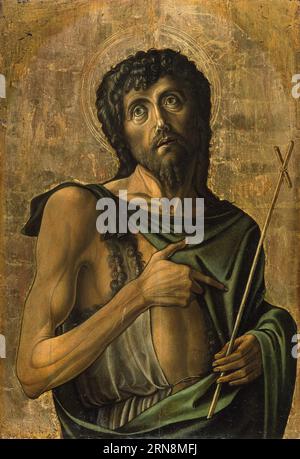 Saint John the Baptist 1475 by Alvise Vivarini Stock Photo
