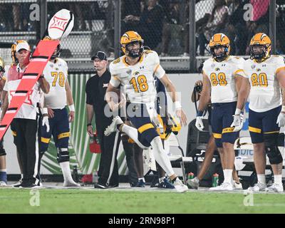 August 31, 2023: Kent State quarterback Michael Alaimo (18) during 2nd half NCAA between the Kent State Golden Flashes and the UCF Knights. UCF defeated Kent State 56-6 at FBC Mortgage Stadium in Orlando, FL. Romeo T Guzman/CSM Stock Photo