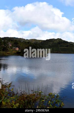 (151202) -- KUNMING, 2015 -- Photo taken on Nov. 28, 2015 shows the scenery of the national nature reserve in Ailao Mountain in Jingdong County, southwest China s Yunnan Province. ) (ry) CHINA-YUNNAN-JINGDONG-SCENERY (CN) LinxYiguang PUBLICATIONxNOTxINxCHN   151202 Kunming 2015 Photo Taken ON Nov 28 2015 Shows The scenery of The National Nature Reserve in Ailao Mountain in Jingdong County Southwest China S Yunnan Province Ry China Yunnan Jingdong scenery CN LinXYiguang PUBLICATIONxNOTxINxCHN Stock Photo