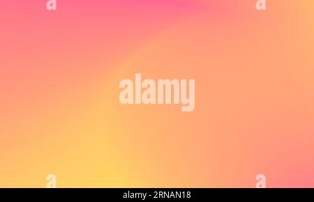 Abstract blurred gradient mesh background vector. Modern smooth design template with soft orange, pink colors blend. Suitable for poster, web design Stock Vector