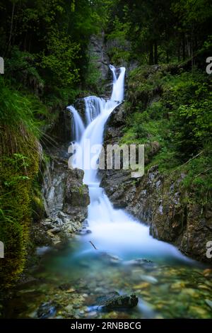 Water cascade in the mountain Stock Photo