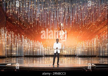 LOS ANGELES, Feb. 28, 2016 -- Chris Rock hosts the awarding ceremony of the 88th Academy Awards at the Dolby Theater in Los Angeles, the United States, on Feb. 28, 2016. ) US-LOS ANGELES-OSCARS AaronxPoole PUBLICATIONxNOTxINxCHN   Los Angeles Feb 28 2016 Chris Rock Hosts The awarding Ceremony of The 88th Academy Awards AT The Dolby Theatre in Los Angeles The United States ON Feb 28 2016 U.S. Los Angeles Oscars  PUBLICATIONxNOTxINxCHN Stock Photo