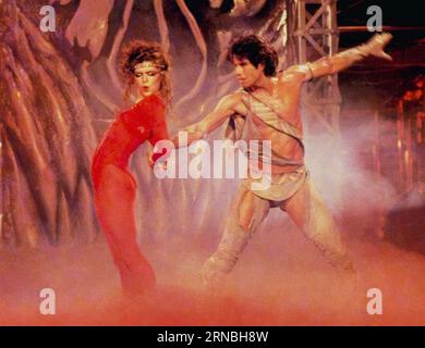 STAYING ALIVE 1983 Paramount Pictures film with John Travolta and Finola Hughes Stock Photo