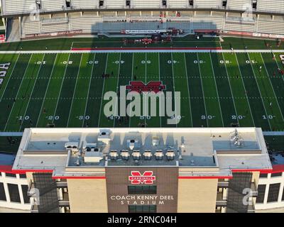 Melissa, TX, USA. 31st Aug, 2023. View of the Melissa Cardinals' Coach  Kenny Deel High School