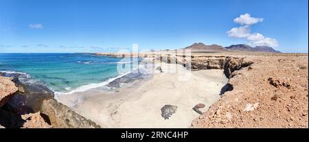 Playa de los Ojos beach on the southern tip of Fuerteventura, Canary Islands Stock Photo