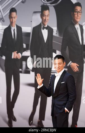 (160403) -- HONG KONG, April 3, 2016 -- Actor Andy Lau poses on the red carpet at the 35th Hong Kong Film Awards in Hong Kong, south China, April 3, 2016. )(mcg) CHINA-HONG KONG-FILM AWARDS-RED CARPET (CN) QinxQing PUBLICATIONxNOTxINxCHN   Hong Kong April 3 2016 Actor Andy Lau Poses ON The Red Carpet AT The 35th Hong Kong Film Awards in Hong Kong South China April 3 2016 McG China Hong Kong Film Awards Red Carpet CN QinxQing PUBLICATIONxNOTxINxCHN Stock Photo