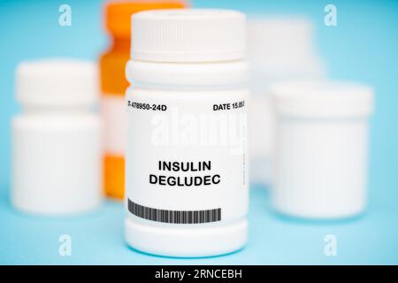 Vial of insulin degludec Stock Photo - Alamy