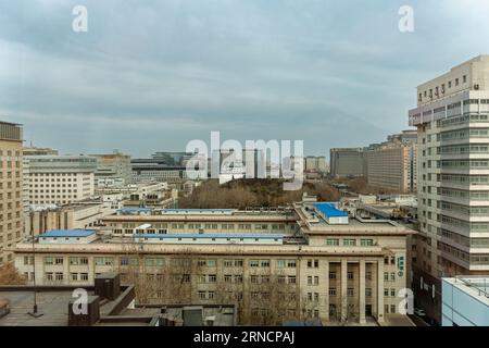 Beijing streetscape, China Stock Photo