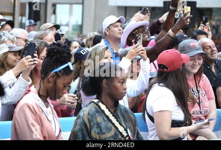 September 1, 2023, New York City, New York: (NEW) Darius Rucker LIVE on the TODAY Show. September 1, 2023, New York, USA: Darius Rucker performs LIVE on the TODAY show at Rockefeller plaza in New York with the presence of fans who crowded the plaza. Darius Carlos Rucker is an American singer, guitarist, and songwriter. He first gained fame as the lead vocalist and rhythm guitarist of rock band Hootie & the Blowfish, which he founded in 1986 at the University of South Carolina along with Mark Bryan, Jim ''Soni'' Sonefeld, and Dean Felber. Credit: Niyi Fote/Thenews2 (Foto: Niyi Fote/Thenews2/Zu Stock Photo