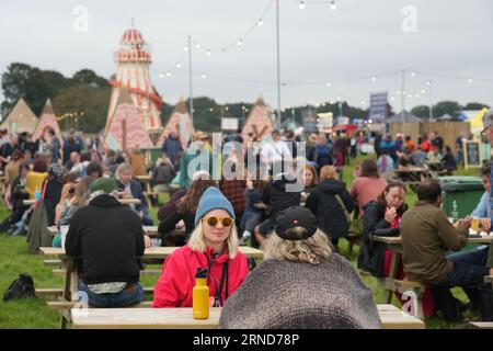 Dorset, UK. Thursday, 31 August, 2023. General views at the 2023 edition of the End of the Road festival at Larmer Tree Gardens in Dorset. Photo date: Thursday, August 31, 2023. Photo credit should read: Richard Gray/Alamy Live News Stock Photo