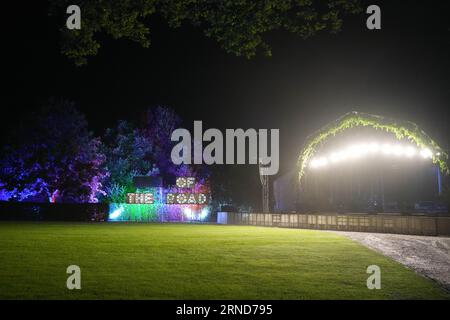 Dorset, UK. Thursday, 31 August, 2023. The Garden Stage at the 2023 edition of the End of the Road festival at Larmer Tree Gardens in Dorset. Photo date: Thursday, August 31, 2023. Photo credit should read: Richard Gray/Alamy Live News Stock Photo
