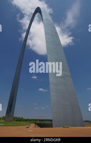 Gateway Arch in St Louis Missouri Stock Photo