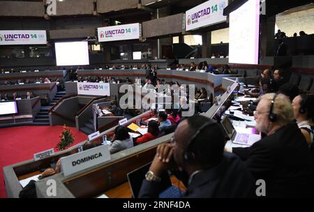 (160718) -- NAIROBI, July 17, 2016 -- The 14th Ministerial Meeting of the Group of 77 and China is held on the sidelines of the UN Conference on Trade and Development (UNCTAD), in Kenyan capital Nairobi July 17, 2016. China said on Sunday it will help developing nations implement the UN s 2030 Sustainable Development Goals (SDGs). ) (nxl) KENYA-NAIROBI-GROUP OF 77-CHINA-MINISTERIAL MEETING LixBaishun PUBLICATIONxNOTxINxCHN   160718 Nairobi July 17 2016 The 14th Ministerial Meeting of The Group of 77 and China IS Hero ON The Sideline of The UN Conference ON Trade and Development UNCTAD in Kenya Stock Photo