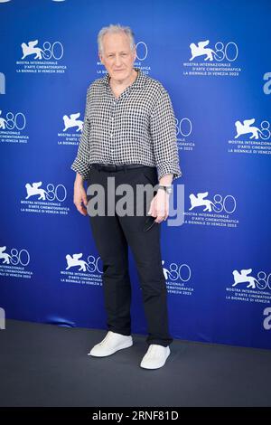 Venice, Italy. 31st Aug, 2023. attends a photocall for the movie ''Ferrari'' at the 80th Venice International Film Festival on August 31, 2023 in Venice, Italy. (Photo by Daniele Cifala/NurPhoto) Credit: NurPhoto SRL/Alamy Live News Stock Photo