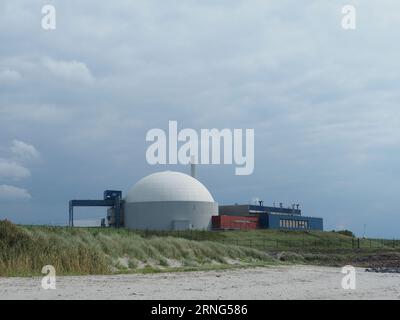 Borssele nuclear power plant on the Westerschelde coast in Borssele, Zeeland, the Netherlands Stock Photo