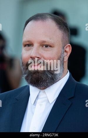 Venice, Italy. 01st Sep, 2023. Yorgos Lanthimos attending the Poor Things Premiere as part of the 80th Venice Film Festival (Mostra) in Venice, Italy on September 01, 2023. Photo by Aurore Marechal/ABACAPRESS.COM Credit: Abaca Press/Alamy Live News Stock Photo