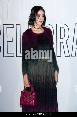 Seoul, South Korea. 1st Sep, 2023. South Korean model Irene, attends a photocall for the DIOR Lady Dior Celebration Exhiibition in Seoul, South Korea on September 1, 2023. (Photo by: Lee Young-ho/Sipa USA) Credit: Sipa USA/Alamy Live News Stock Photo