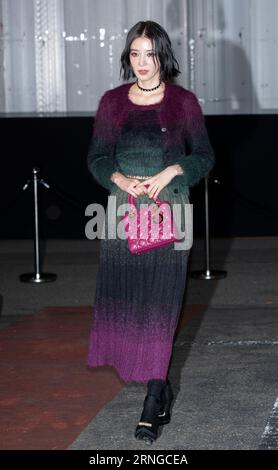 Seoul, South Korea. 1st Sep, 2023. South Korean model Irene, attends a photocall for the DIOR Lady Dior Celebration Exhiibition in Seoul, South Korea on September 1, 2023. (Photo by: Lee Young-ho/Sipa USA) Credit: Sipa USA/Alamy Live News Stock Photo